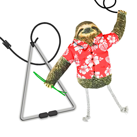 Meowijuana Jump 'n' Jamb Get Wild Sloth Cat Toy