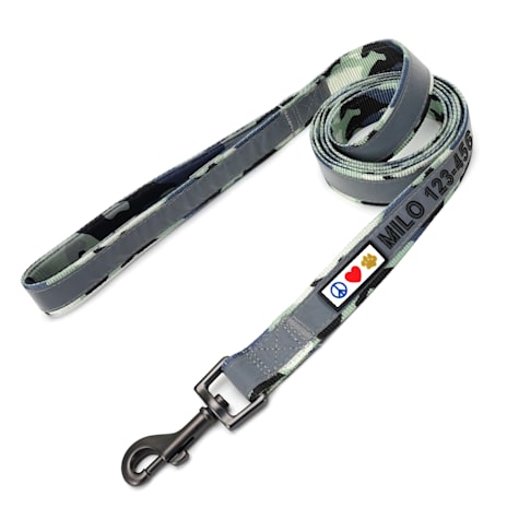 Pawtitas Personalized Reflective Padded Dog Leash