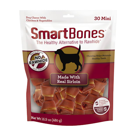 SmartBones With Real Sirloin Mini Dog Chews