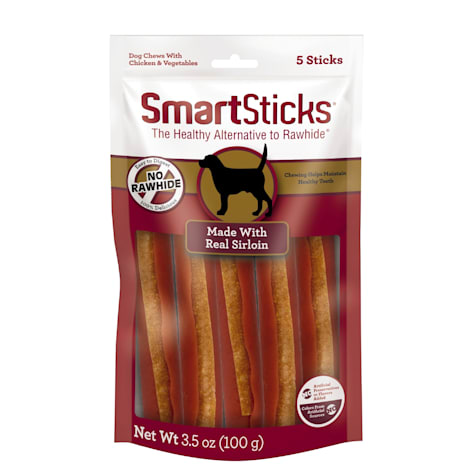 SmartBones SmartSticks Made With Real Sirloin Dog Chews