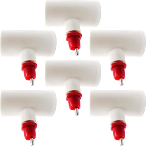 Backyard Barnyard PVC Poultry Nipple Kit