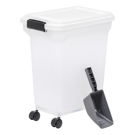 Iris White Airtight Food Storage Container with Scoop