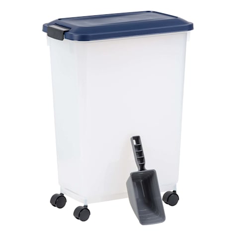 Iris Blue Airtight Food Storage Container with Scoop