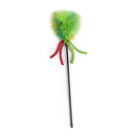 Leaps & Bounds Green Wand Cat Teaser Toy
