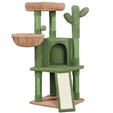 Topeakmart Cactus Cat Tree with Sisal Scratching Posts