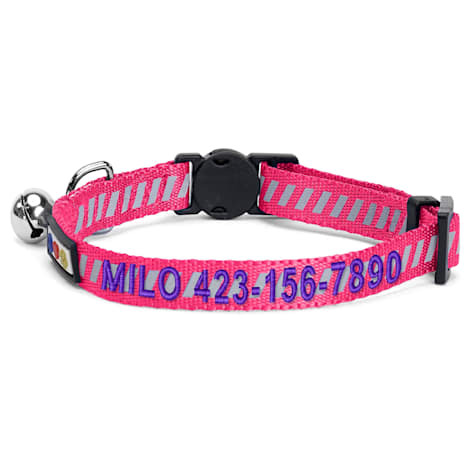 Pawtitas Personalized Reflective Cat Collar