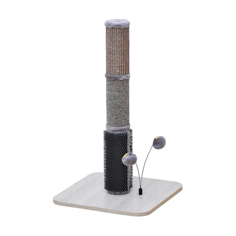 PetPals Group Urbane All-in-1 Cat Scratching Sisal Post with Toys