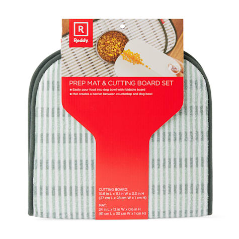 Reddy Green Prep Mat and Cutting Board Set for Dogs