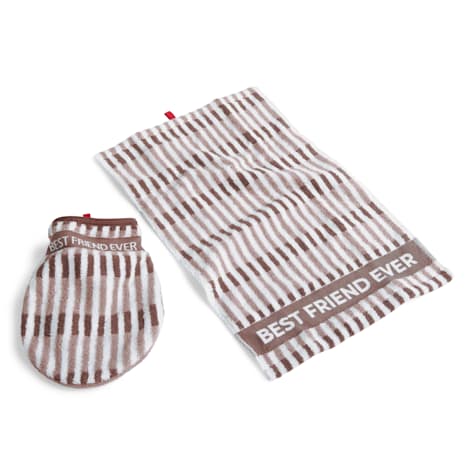 Reddy Pink Drool Mitt & Towel Set for Dogs