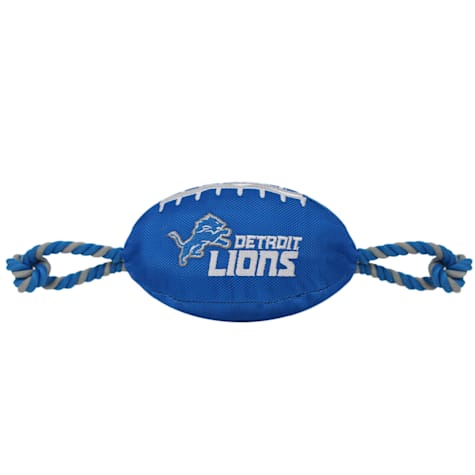 Pets First Detroit Lions Nylon Football Dog Toy