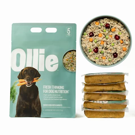 Ollie Fresh Chicken Dish with Carrots Fresh Frozen Dog Food