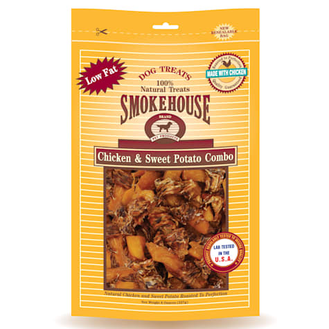 Smokehouse 100% Natural Chicken & Sweet Potato Dog Treats