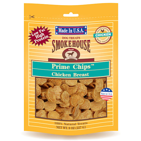 Smokehouse 100% Natural Prime Chips Chicken Dog Treats
