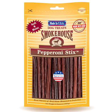 Smokehouse 100% Natural Pepperoni Stix Dog Treats