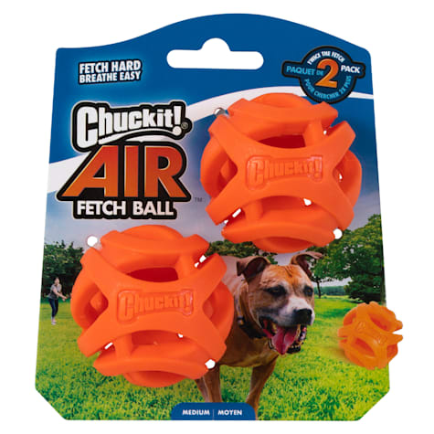 Chuckit! Air Fetch Ball Breathe Easy Rubber Fetch Ball Dog Toy