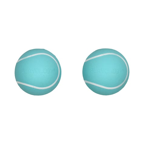 Playology Squeaky Chew Ball Peanut Butter Dog Toy