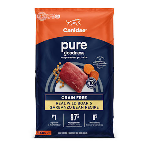 Canidae Pure Real Wild Boar & Garbanzo Bean, Limited Ingredient, Grain Free Recipe Dry Dog Food