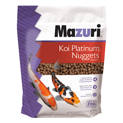 Mazuri Koi Platinum Nuggets Floating Koi Food for Fish