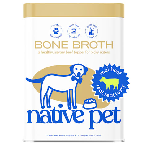 Native Pet Real Beef Bone Broth Powder Dog Food Topper
