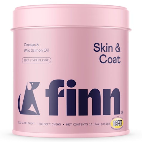 Finn Skin & Coat Beef Liver Flavored Soft Chews for Dogs
