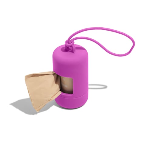 Wild One Orchid Poop Bag Carrier for Dogs