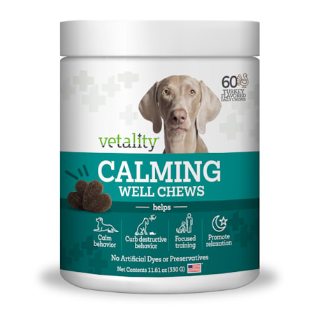 Vetality Triple Action Calming Chews for Dogs