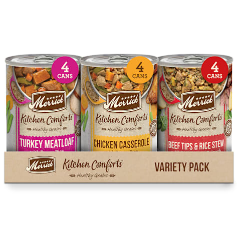Merrick Kitchen Comforts Wet Dog Food Gravy Variety Pack