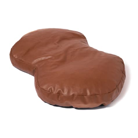 Paw Brands PupCloud Waterproof Luxury Faux Leather Orthopedic Memory Foam Washable Dog Bed