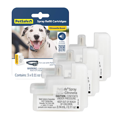 PetSafe Spray Refill Citronella No Mess Replacement Cartridges Spray Bark Dog Collar