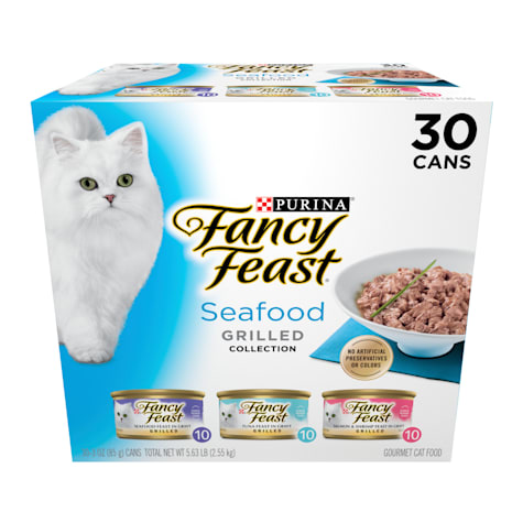 Fancy Feast Grilled Seafood Collection in Wet Cat Food Variety Pack