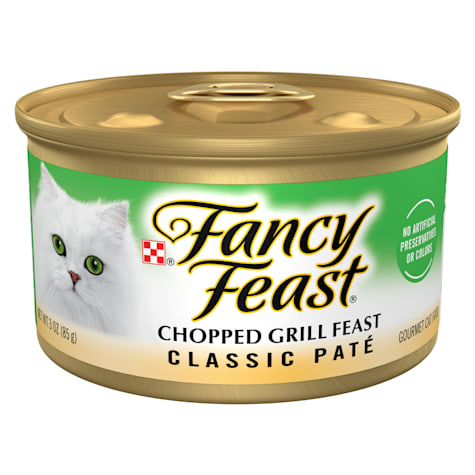 Fancy Feast Chopped Grill Feast Classic Wet Cat Food Pate