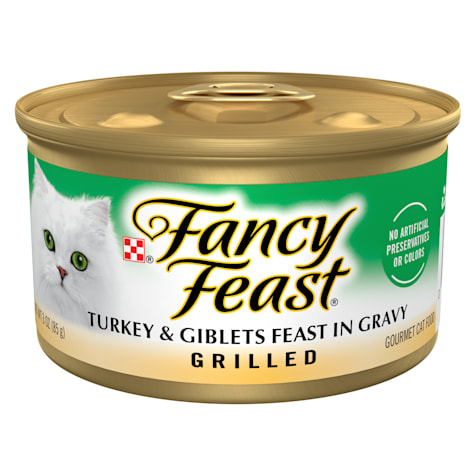 Fancy Feast Grilled Turkey and Giblets Feast in Wet Cat Food Gravy
