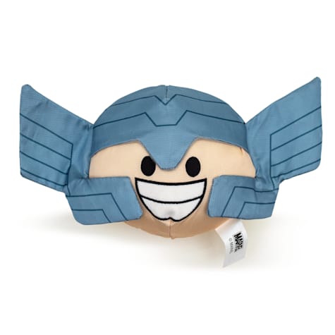 Buckle-Down Marvel Comics Thor Smiling Face Round Plush Dog Toy