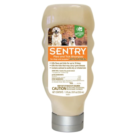 Sentry Flea & Tick Shampoo With Oatmeal For Dogs And Puppies | Petco