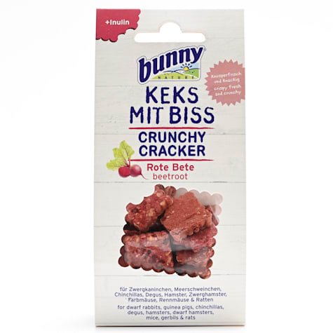 Bunny Nature Crunchy Cracker Beetroot Dry Rabbit & Rodent Snack