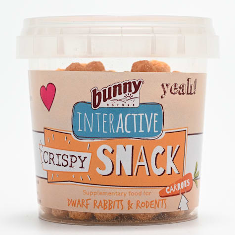 Bunny Nature Crispy Snack Craker Carrots Supplementary Dry Rabbit & Rodent Food