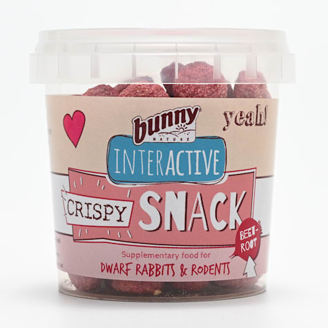 Bunny Nature Crispy Snack Craker Beetroot Supplementary Dry Rabbit & Rodent Food