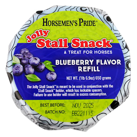 Horsemen's Pride Stall Snack Refill Blueberry Flavor Treats For Horses