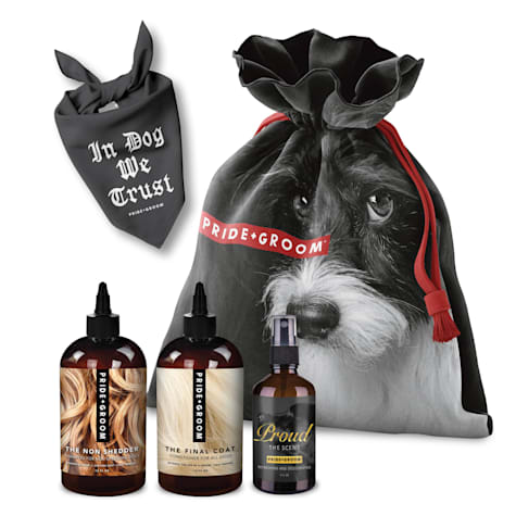 Pride+Groom Deluxe Bag Non Shedder Gift Set