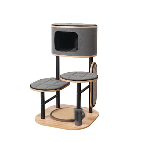 PetPals Group Starbz Industrial 4-Level Cat Tree with Condo