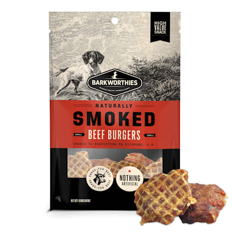 Barkworthies Smoked Beef Patty Dog Treats
