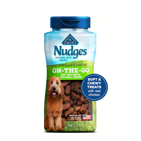 Blue Buffalo Nudges On-The-Go with Real Chicken Natural Dog Treats
