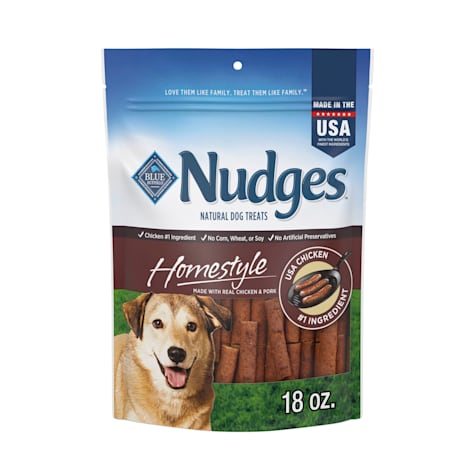 Blue Buffalo Chicken and Pork Nudges Homestyle Natural Dog Treats