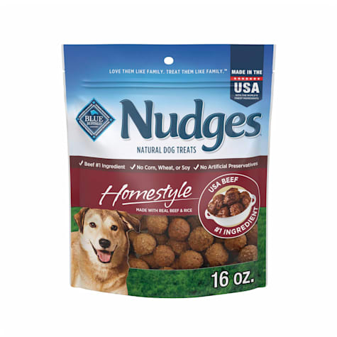 Blue Buffalo Nudges Homestyle Made with Real Beef & Rice Natural Dog Treats