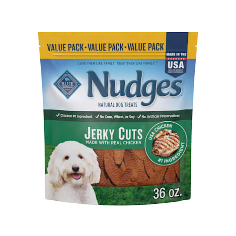 Blue Buffalo Chicken Nudges Jerky Cuts Made in the USA with Natural Ingredients Dog Treats