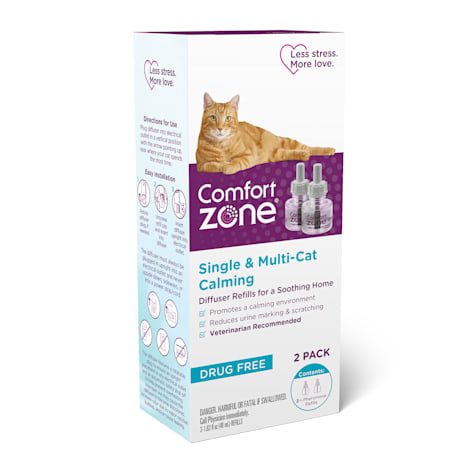 Comfort Zone Single & Multi-Cat Calming Refills for a Soothing Home
