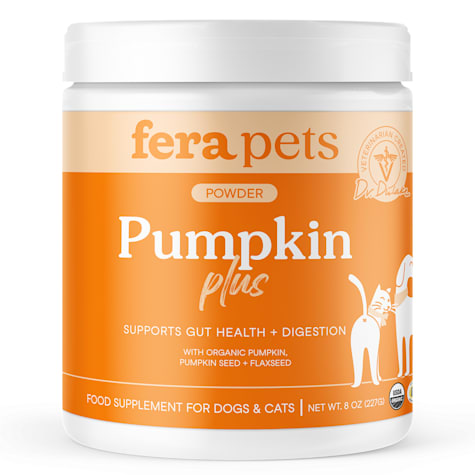 Fera Pet USDA Organic Pumpkin Plus Fiber Support for Dogs & Cats