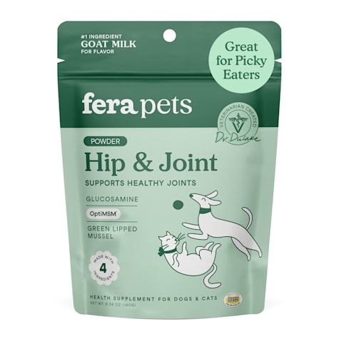 Fera Pet Goat Milk Meal Topper - Hip & Joint Support for Dogs & Cats