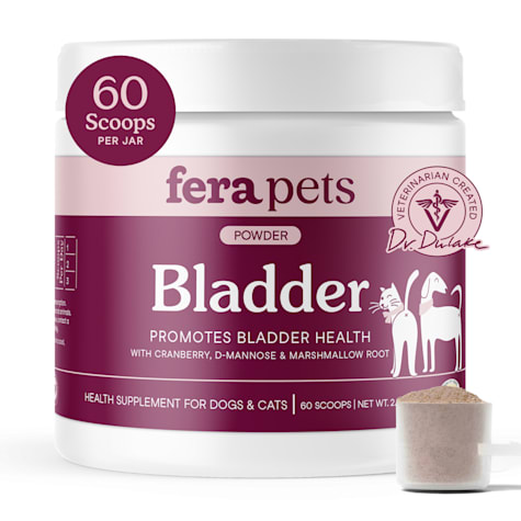 Fera Pet Chicken Bone Broth Flavor Bladder Supplement Support for Dogs & Cats