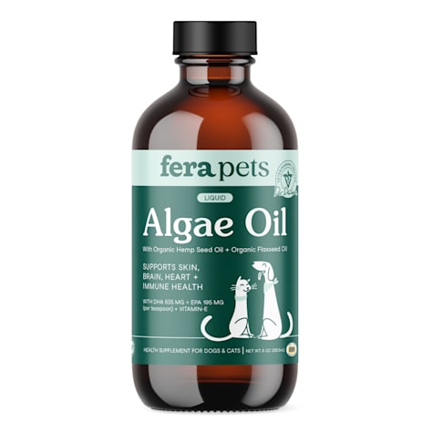 Fera Pet Omega-3s Algae Oil Vegan Supplement for Dogs & Cats